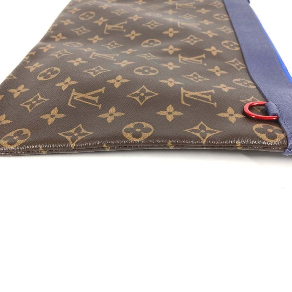 LOUIS VUITTON Brown Monogram Canvas Pochette Pouch - Picture 5 of 13